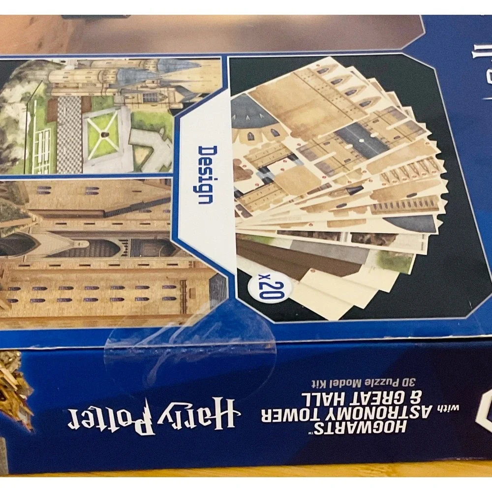 Harry Potter 4D build Hogwarts astronomy‎ tower great hall puzzle 384 pc display